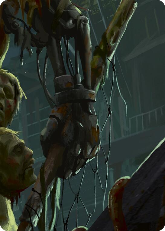 Riptide, Lurker of the Deep // Gravy Bones, Shipwrecked Looter Double Sided Art Card (Middle Center)