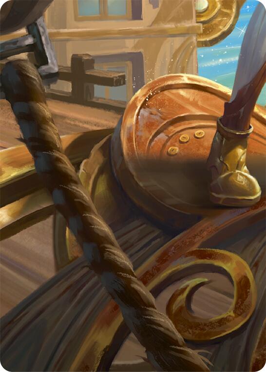 Puffin, Full Steam Ahead // Marlynn, Treasure Hunter Double Sided Art Card (Bottom Left)