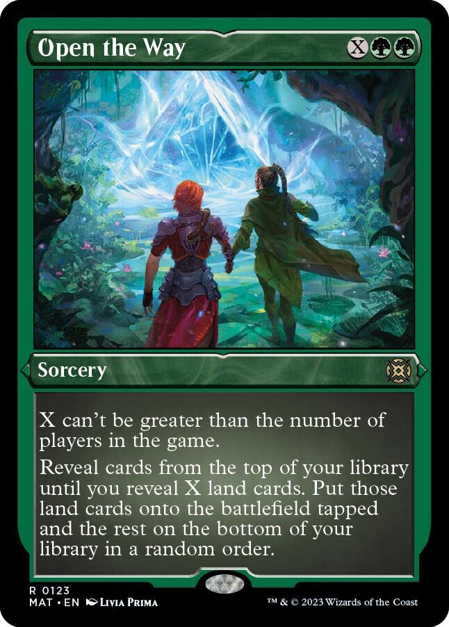 Open the Way (Foil Etched)
