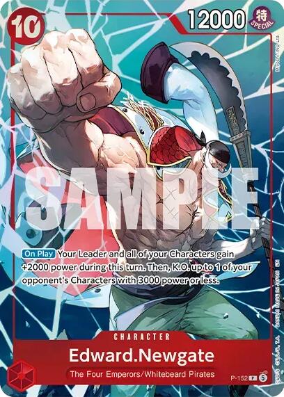 Edward.Newgate (Premium Card Collection -Flame-Flame Fruit Coliseum Edition-) - P-152 [One Piece Promotion Cards]