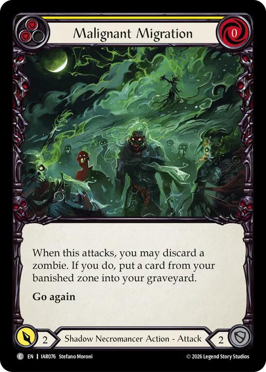 Malignant Migration (Yellow) [Usurp the Shadow Throne]