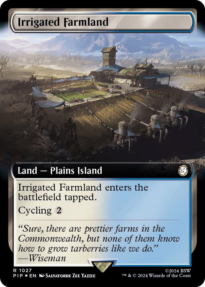 Irrigated Farmland (Extended Art) (Surge Foil)