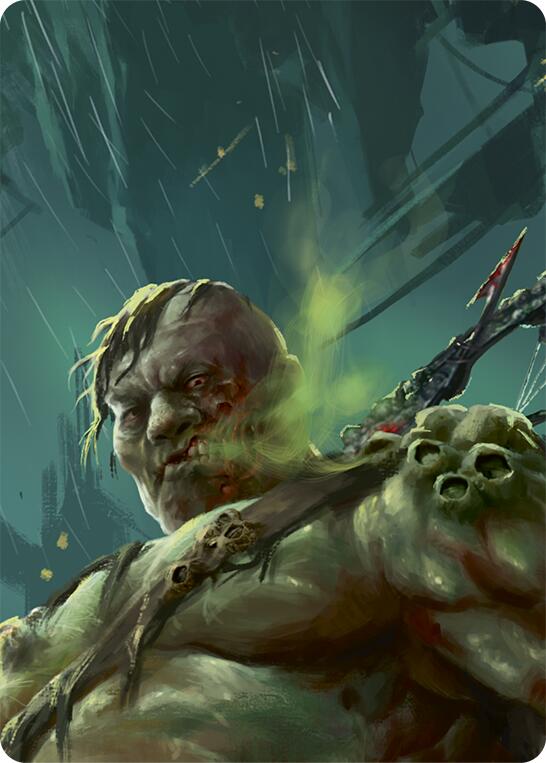 Riptide, Lurker of the Deep // Gravy Bones, Shipwrecked Looter Double Sided Art Card (Top Left)