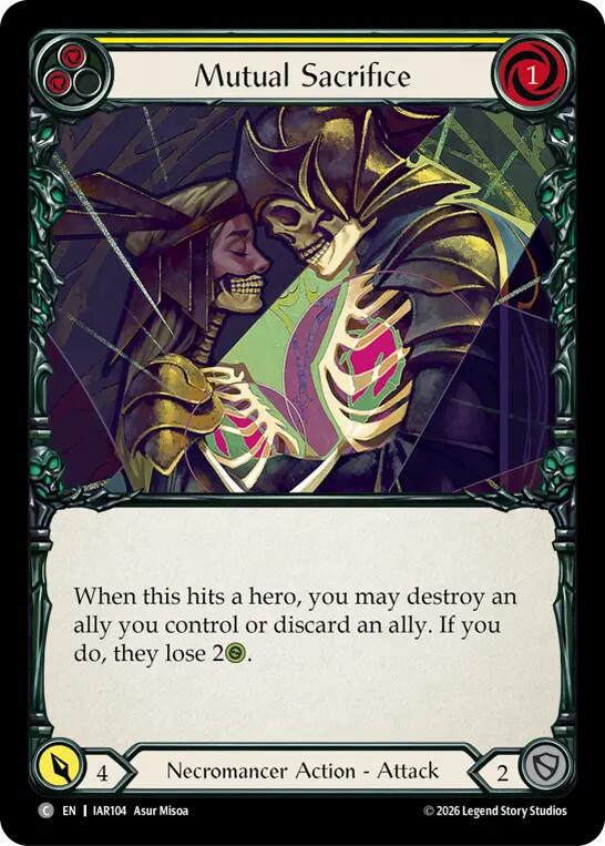 Mutual Sacrifice (Yellow) [Usurp the Shadow Throne]
