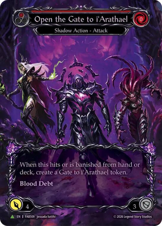 Open the Gate to i'Arathael (Red) (Marvel) - FAB509