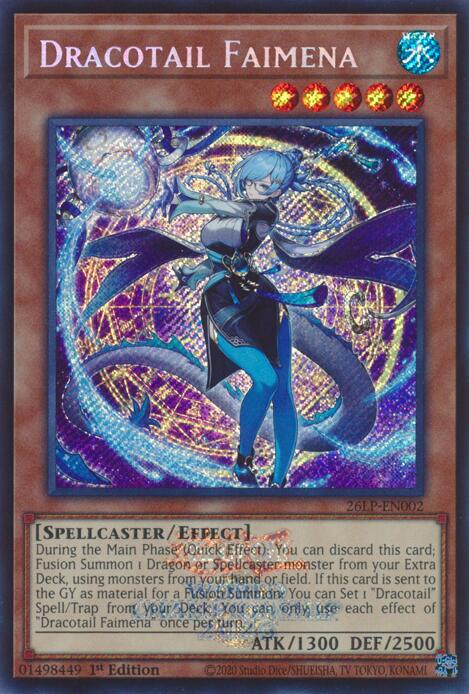 Dracotail Faimena (Emblazoned Secret Rare) [Limited Pack World Championship 2026]