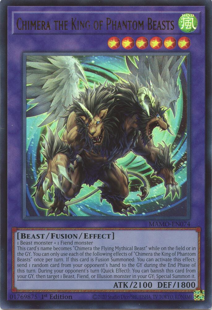 Chimera the King of Phantom Beasts [Magnificent Monsters]