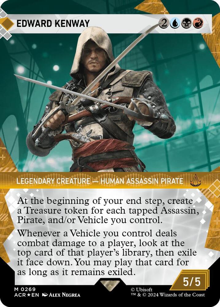 Edward Kenway (Showcase) (Textured Foil)