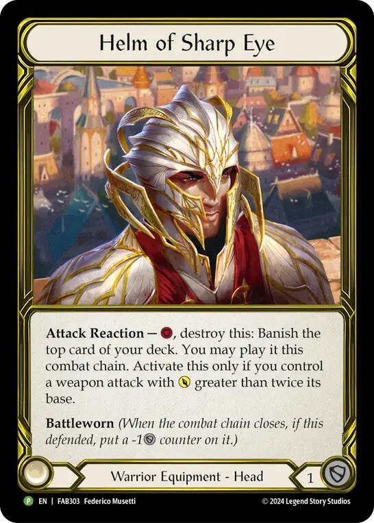 Helm of Sharp Eye (Golden) - FAB303