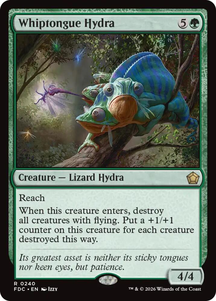 Whiptongue Hydra [Commander: Foundations]