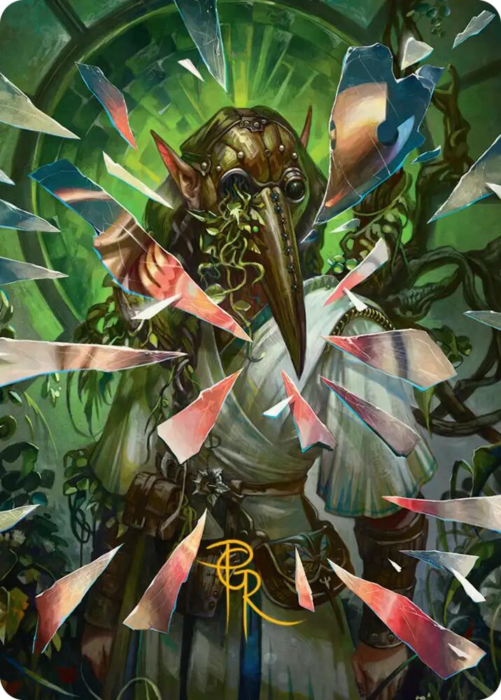 Simulacrum Shaper Art Card (Gold-Stamped Signature) [Art Series: Reality Fracture]