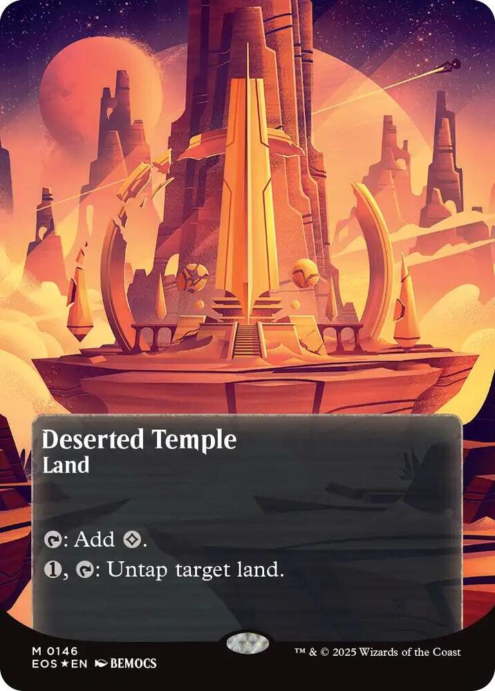 Deserted Temple (0146) (Borderless) (Galaxy Foil)