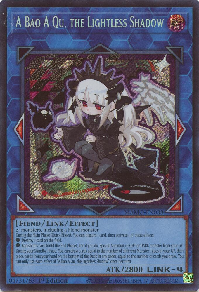 A Bao A Qu, the Lightless Shadow (Secret Rare) [Magnificent Monsters]