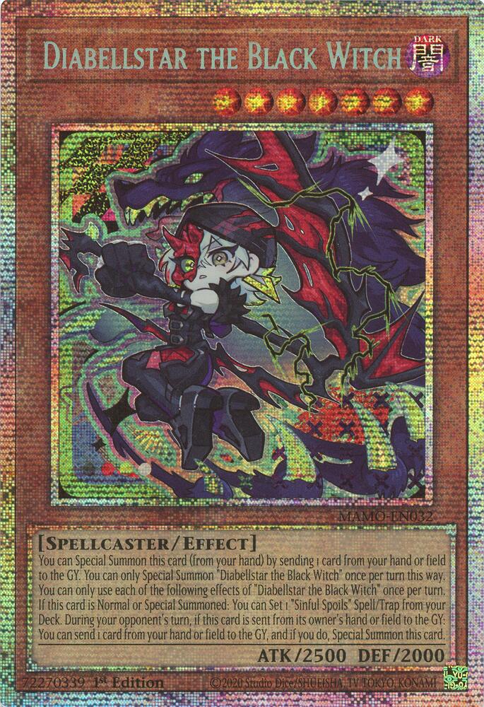 Diabellstar the Black Witch (Starlight Rare) [Magnificent Monsters]