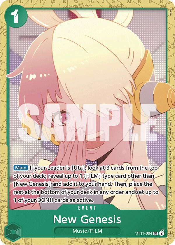 New Genesis (Starter Deck 11: Uta Deck Battle)