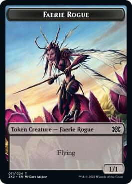Faerie Rogue // Vampire Double-Sided Token