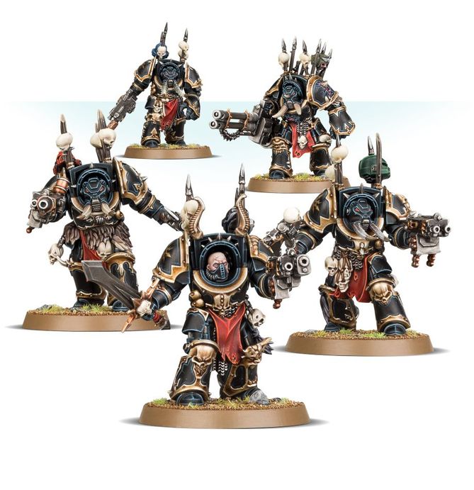 43-19 Chaos Space Marines: Chaos Terminator Squad