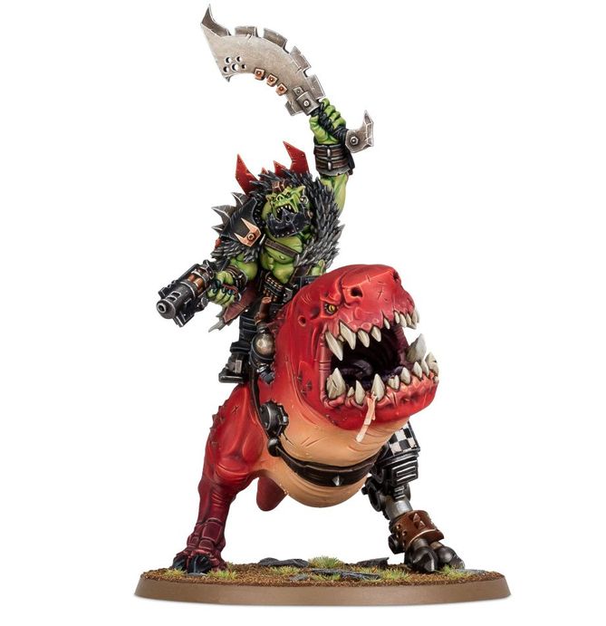 50-55 Orks: Mozrog Skragbad / Beastboss On Squigosaur