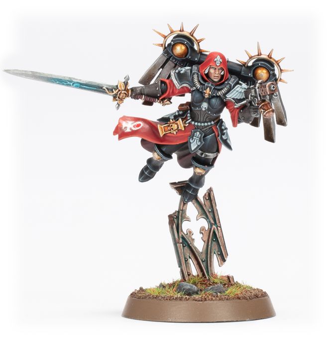 52-61 Adepta Sororitas: Canoness With Jump Pack