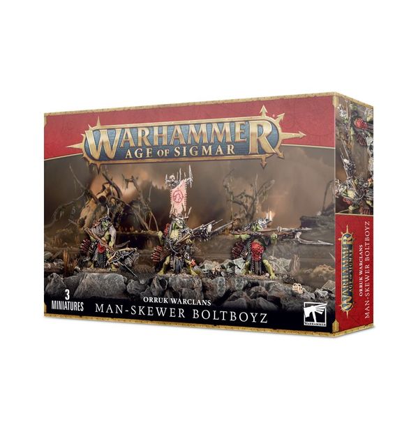 89-67 Orruk Warclans: Man-Skewer Boltboyz