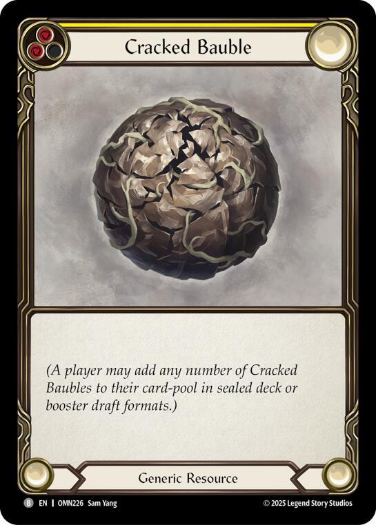 Cracked Bauble (Yellow)