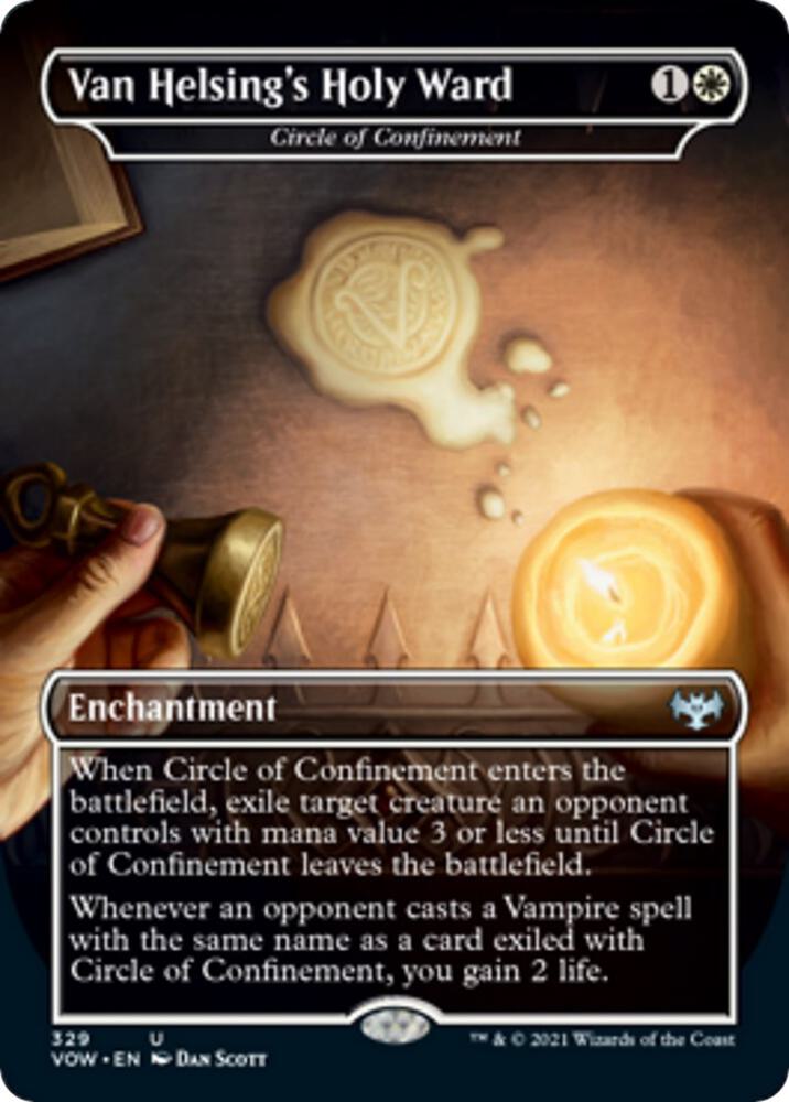 Van Helsing's Holy Ward - Circle of Confinement