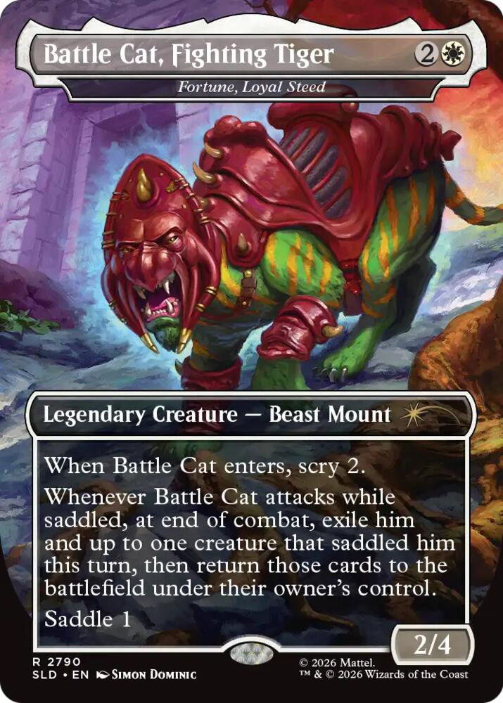Battle Cat, Fighting Tiger - Fortune, Loyal Steed [Secret Lair Drop Series]