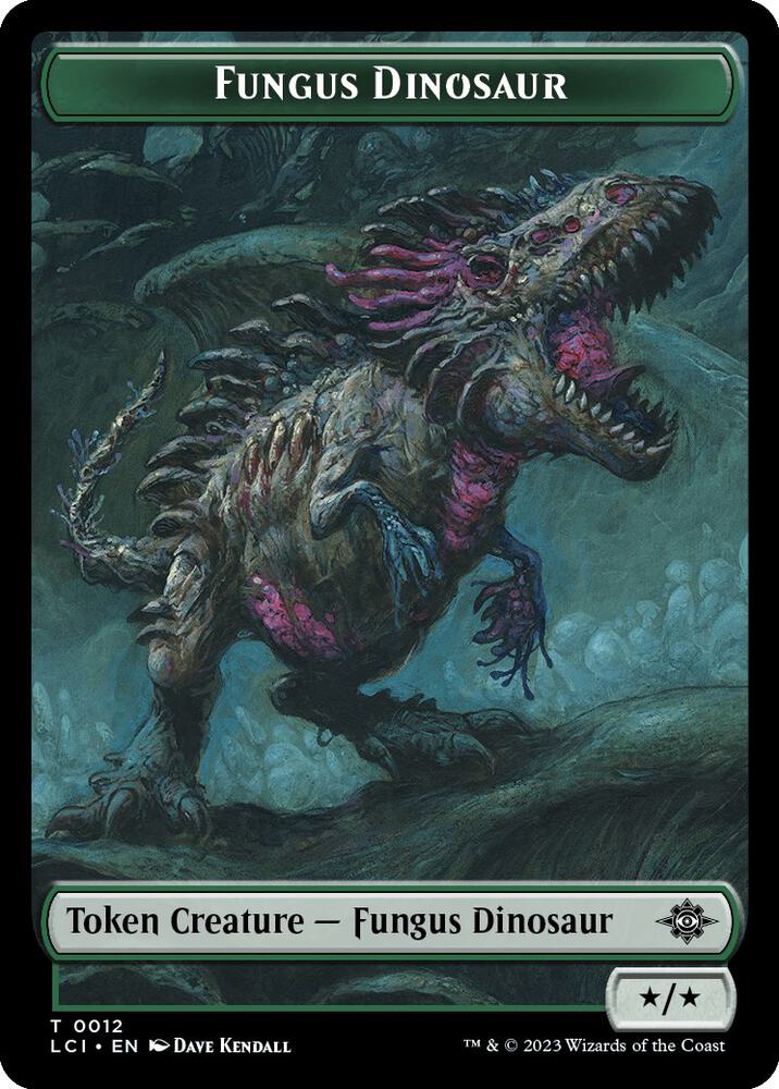 Fungus Dinosaur // Dinosaur (0001) Double-Sided Token
