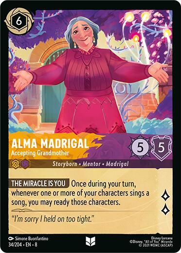 Alma Madrigal - Accepting Grandmother