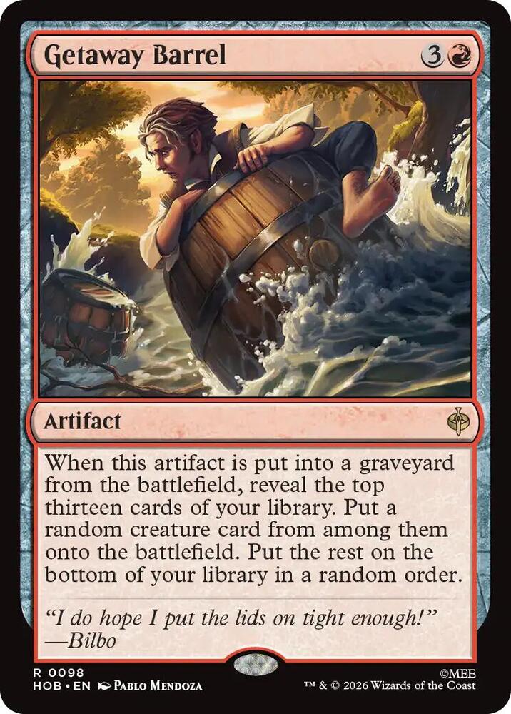 Getaway Barrel