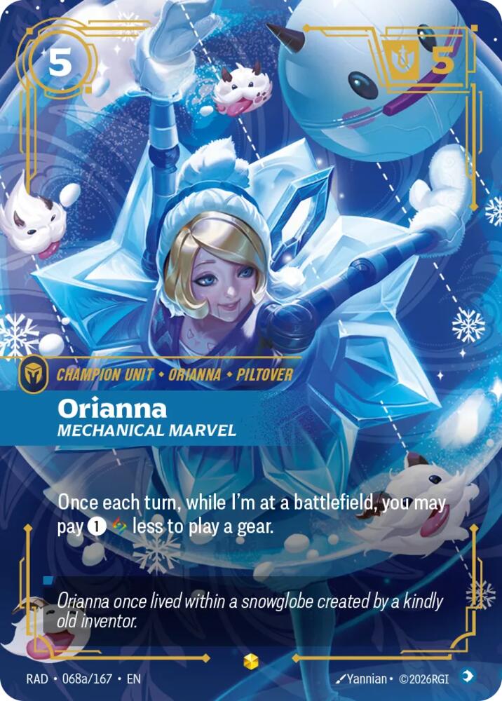 Orianna, Mechanical Marvel (Alternate Art) [Radiance]