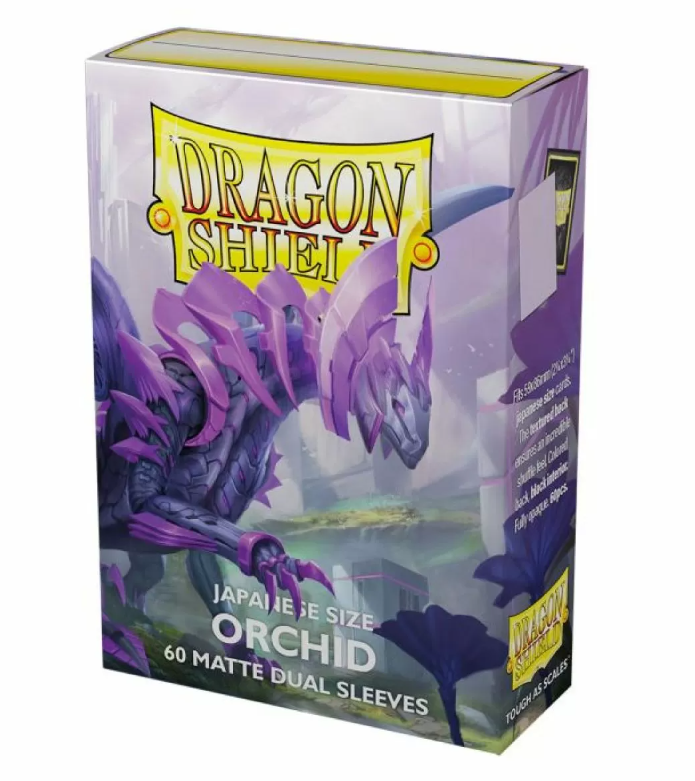 Dragon Shield Japanese Card Sleeves - Box 60 - Dual Matte Orchid Emme