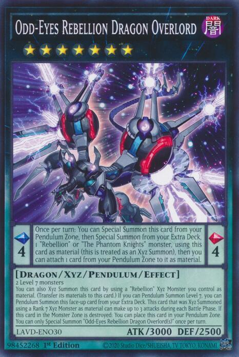 Odd-Eyes Rebellion Dragon Overlord