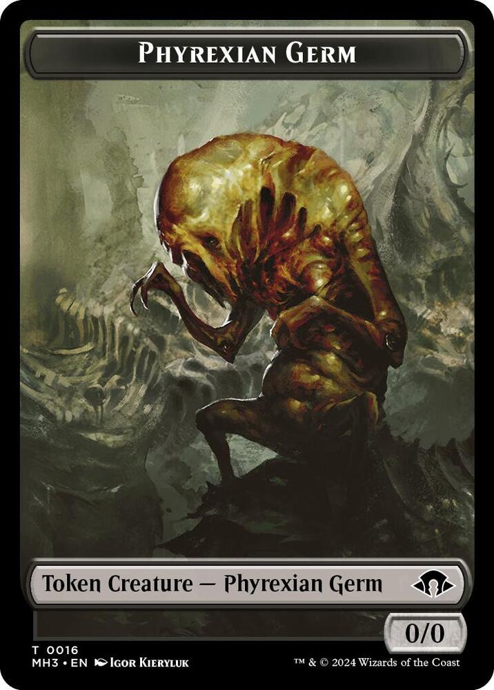 Phyrexian Germ // Blood Double-Sided Token