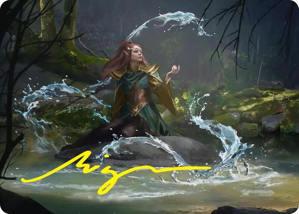 Mirkwood Meditator Art Card (Gold-Stamped Signature)