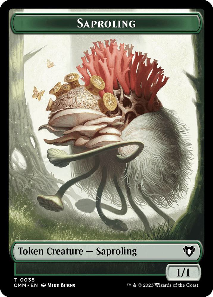 Saproling // Rat Double-Sided Token
