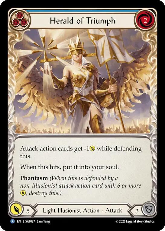 Herald of Triumph (Blue) [Silver Age: Usurp the Shadow Throne]