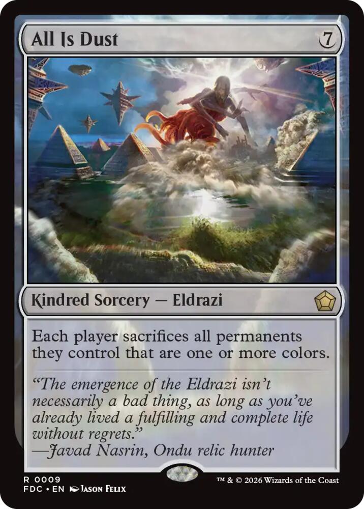 All Is Dust [Commander: Foundations]