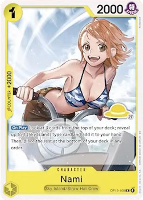 Nami (Luffy Deck) - OP15-108 [Set Sail Deck Set]