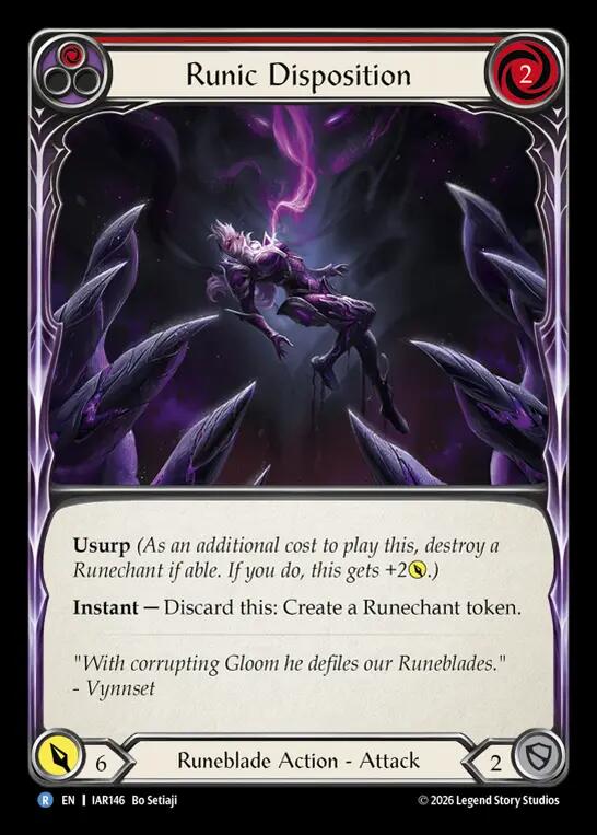 Runic Disposition (Red) [Usurp the Shadow Throne]