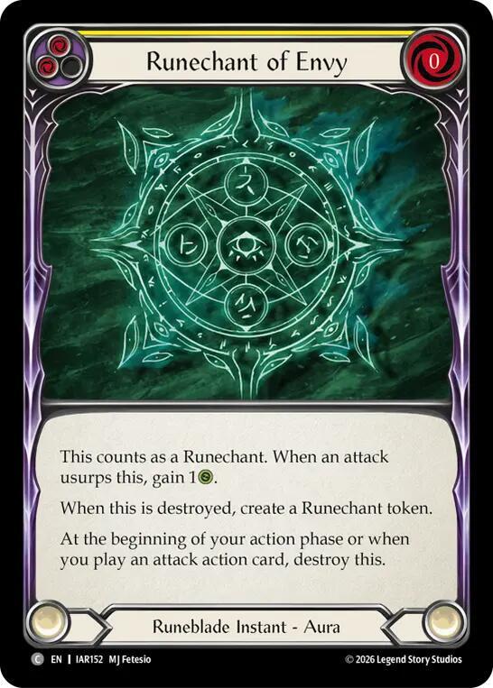 Runechant of Envy [Usurp the Shadow Throne]