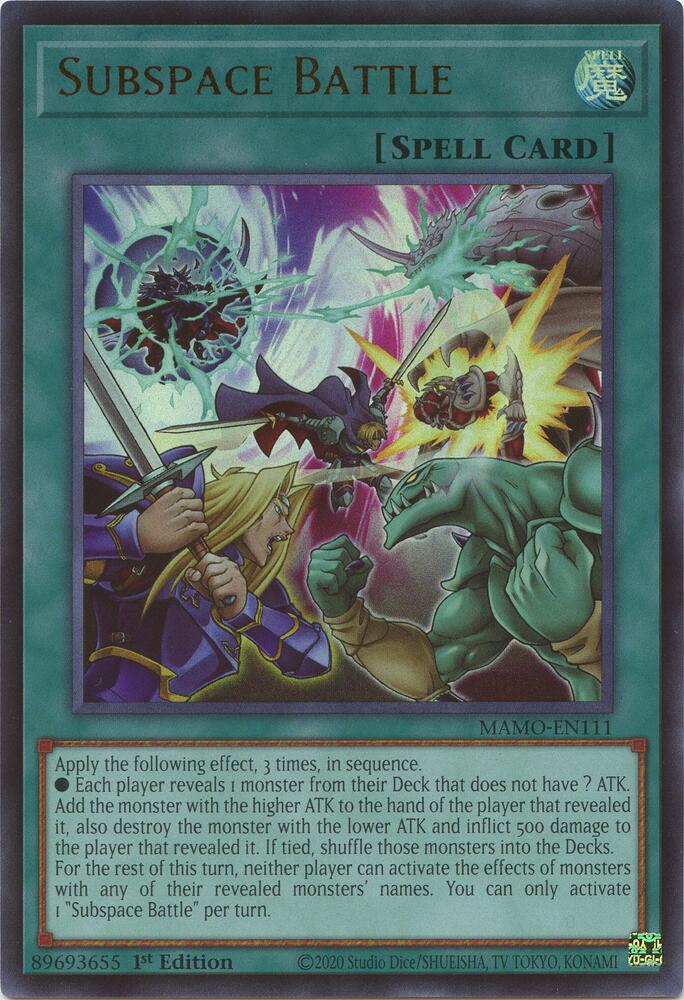 Subspace Battle [Magnificent Monsters]