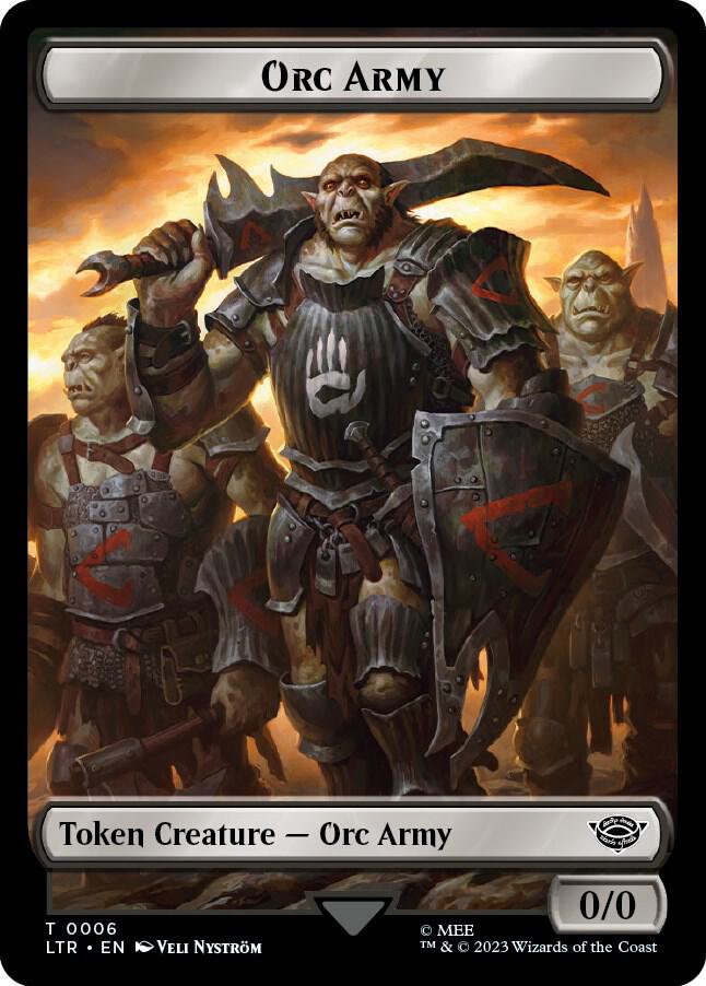 Orc Army (0006) // Food (0009) Double-Sided Token