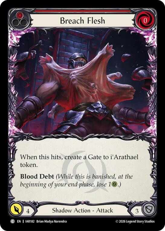 Breach Flesh (Red) [Usurp the Shadow Throne]