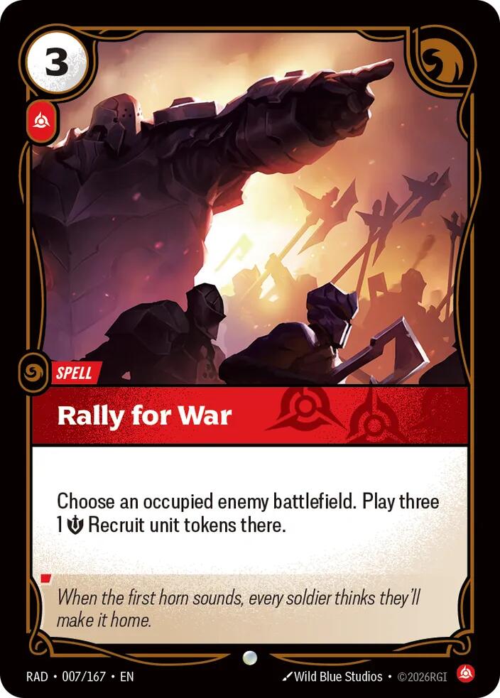 Rally for War [Radiance]