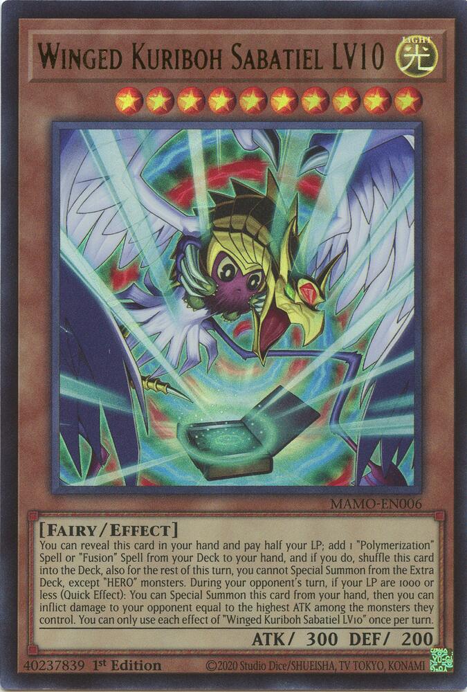 Winged Kuriboh Sabatiel LV10 [Magnificent Monsters]