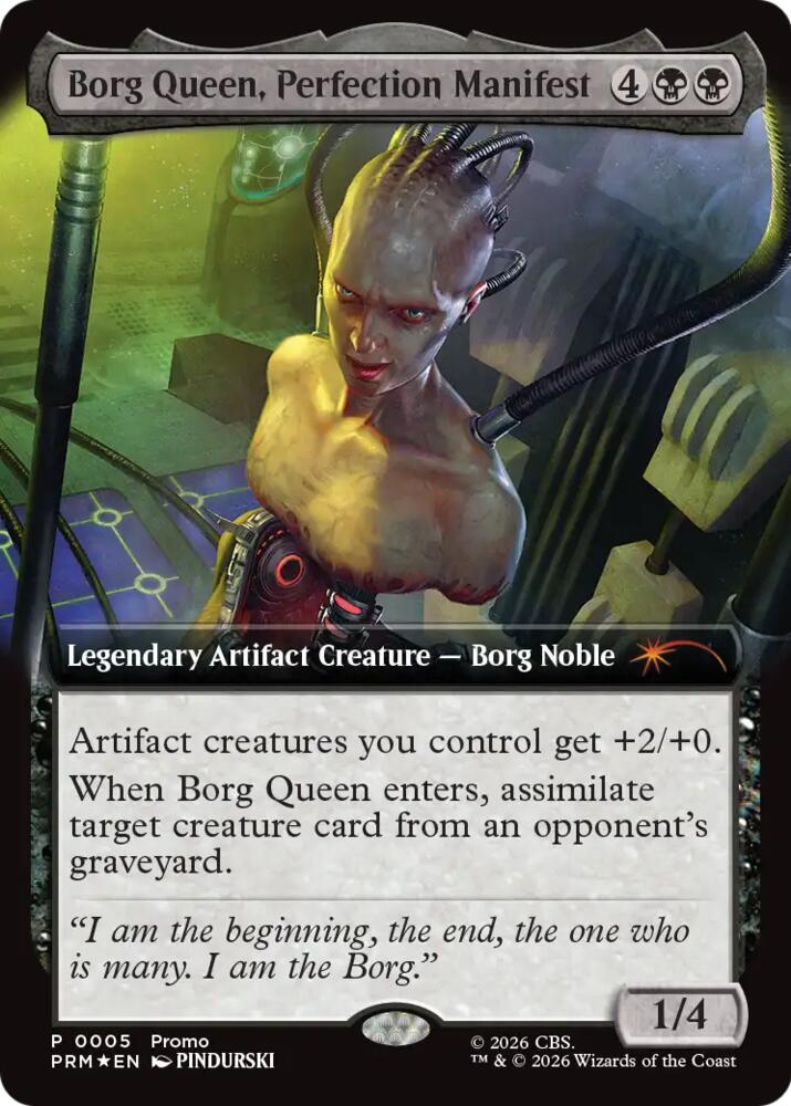 Borg Queen, Perfection Manifest (Extended Art) [Media Promos]