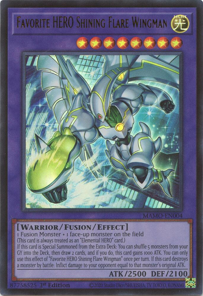 Favorite HERO Shining Flare Wingman [Magnificent Monsters]