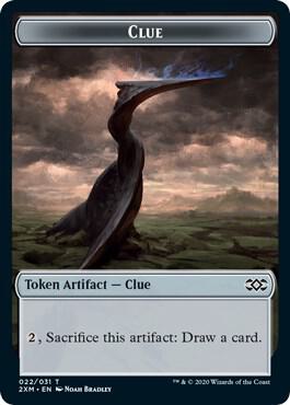 Clue // Wurm (030) Double-Sided Token