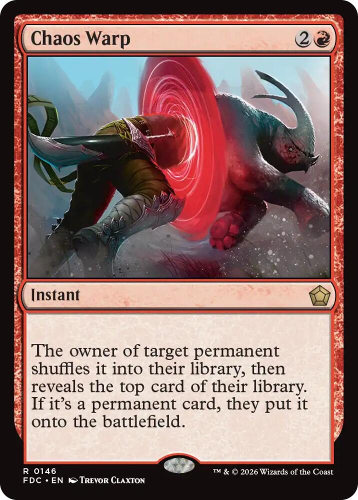 Chaos Warp [Commander: Foundations]